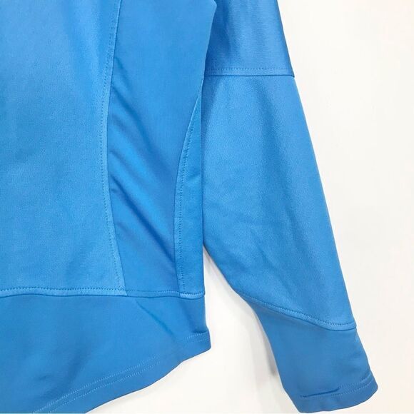 Mountain Hardwear Blue Gray Windstopper Quarter Zip Performance Layer Pullover - Picture 11 of 14